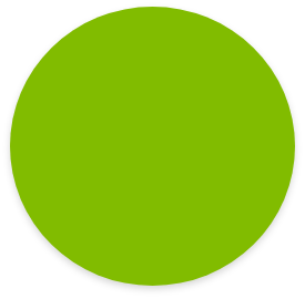 large green circle