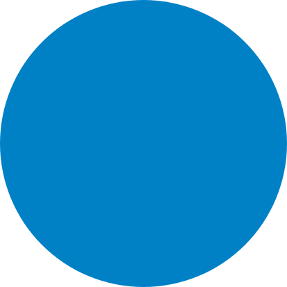 blue circle